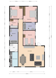 plattegrond-casavivalavida-costablanca-8-persoons-villa-tehuur-vakantie